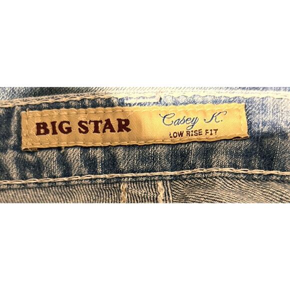 Big Star Casey K Jeans Women's Size 30XL Medium Light Wash Made In USA Denim - Picture 9 of 10